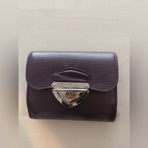 Louis Vuitton epi purple wallet